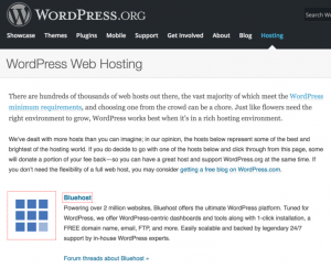 Overall rated by WordPress