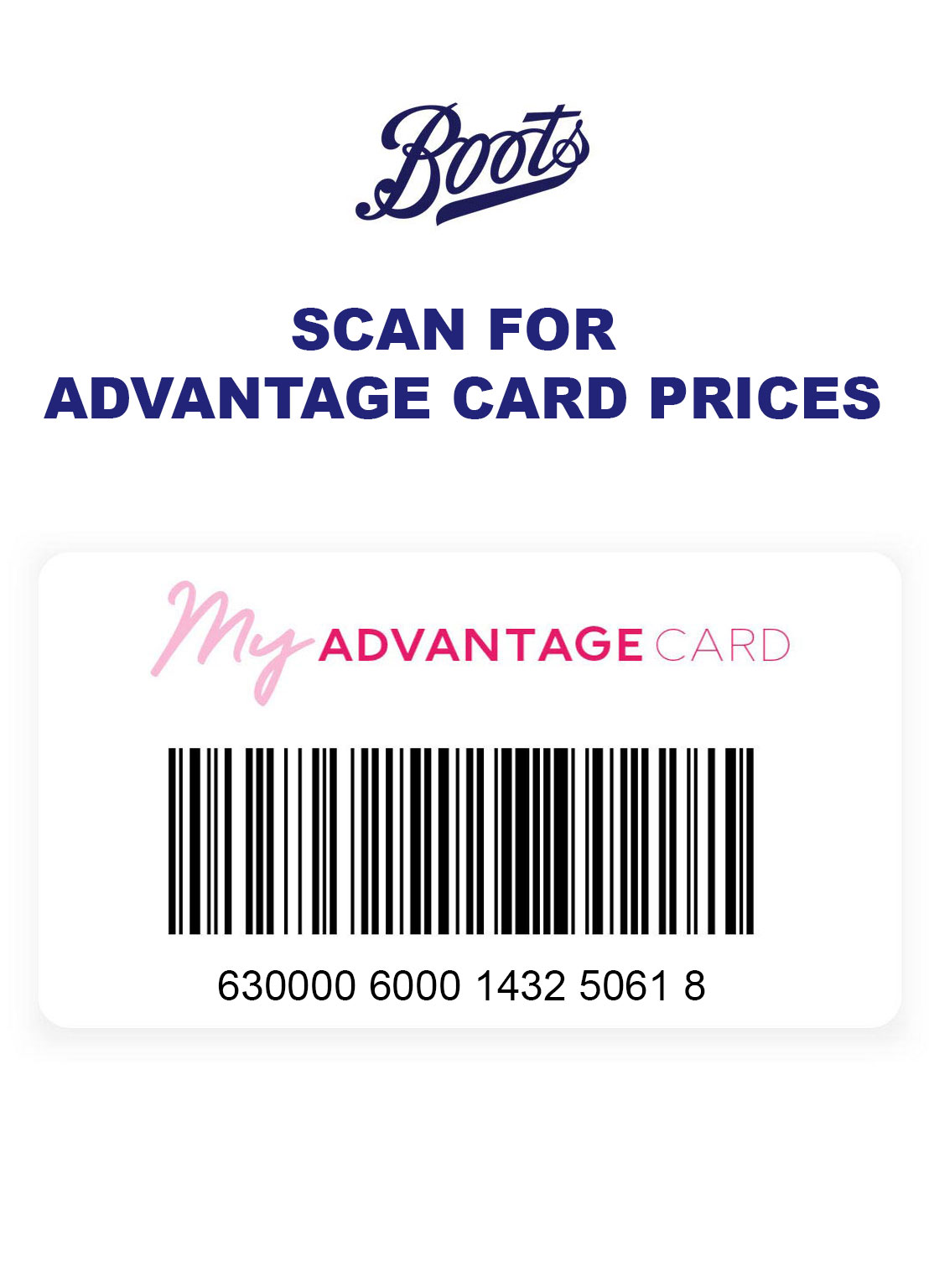 advantage card barcode picture qr scan
